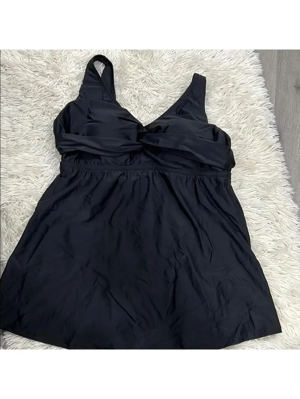 Raisins Women's Tranquilo Solid Lucia Plus Size Swim Dress